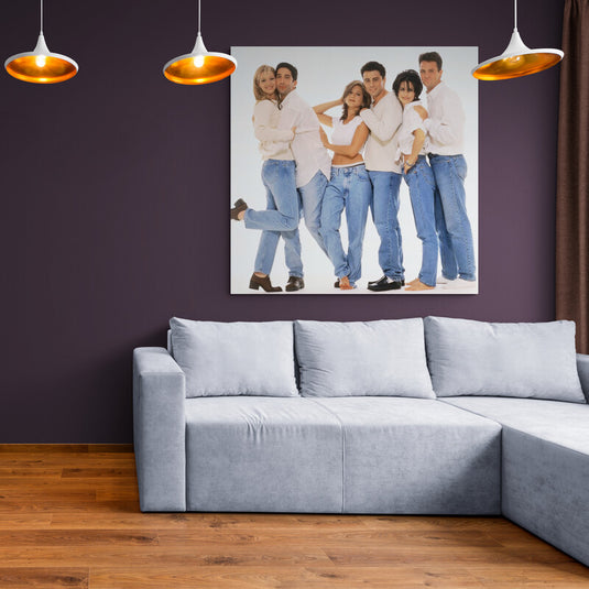 Friends Relax - Canvas Mérida Fine Print Art