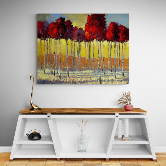 From Summer to Autumn - Canvas Mérida Fine Print Art