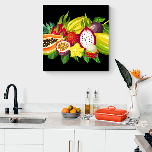Frutas Tropicales - Canvas Mérida Fine Print Art