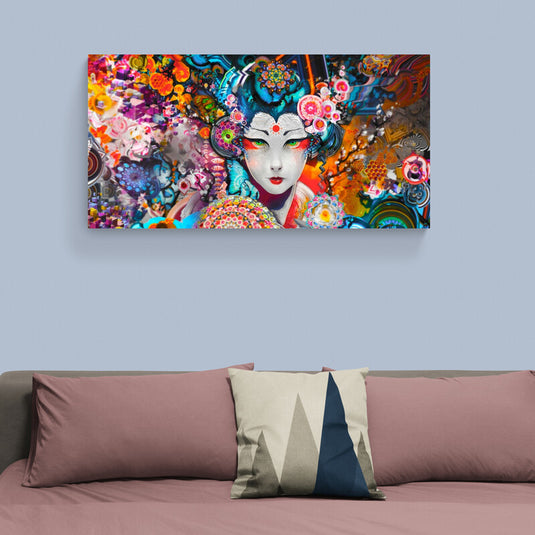 Geisha - Canvas Mérida Fine Print Art