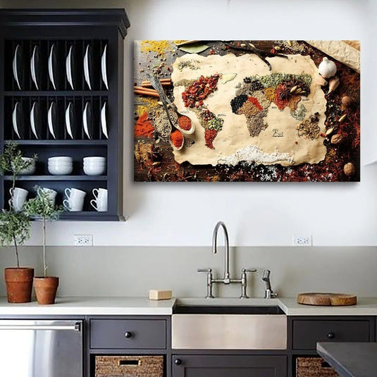 Geography Spice - Canvas Mérida Fine Print Art