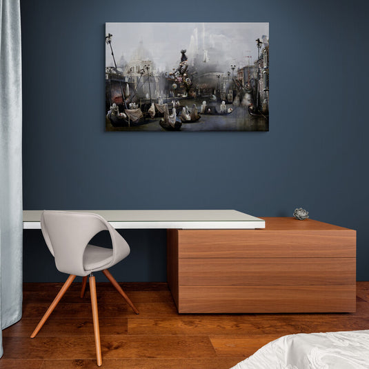 Ghost Town - Canvas Mérida Fine Print Art