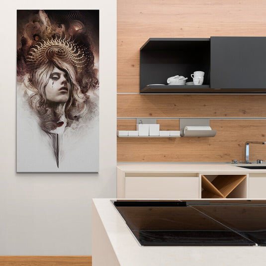 Greek Woman - Canvas Mérida Fine Print Art