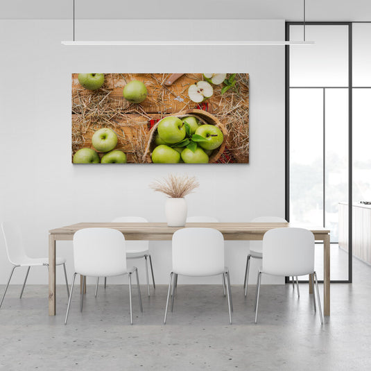 Green Apples #2 - Canvas Mérida Fine Print Art