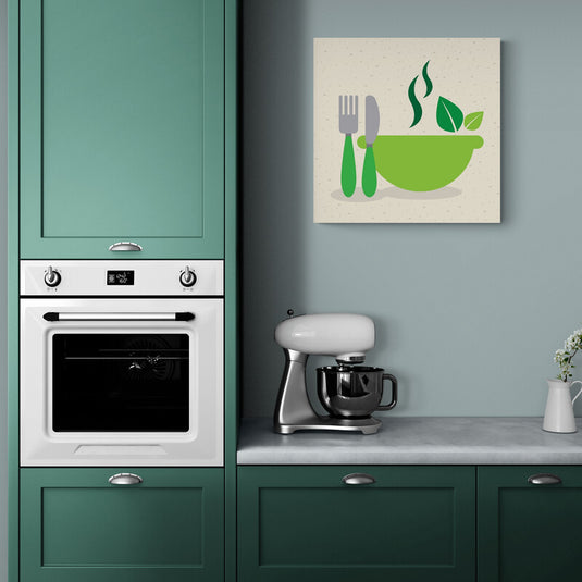 Green Food - Canvas Mérida Fine Print Art