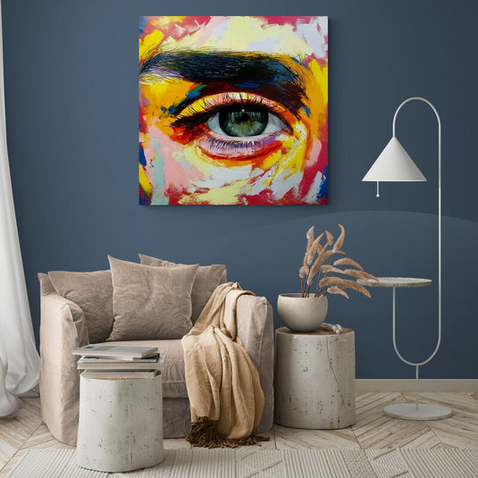 Green Gaze - Canvas Mérida Fine Print Art