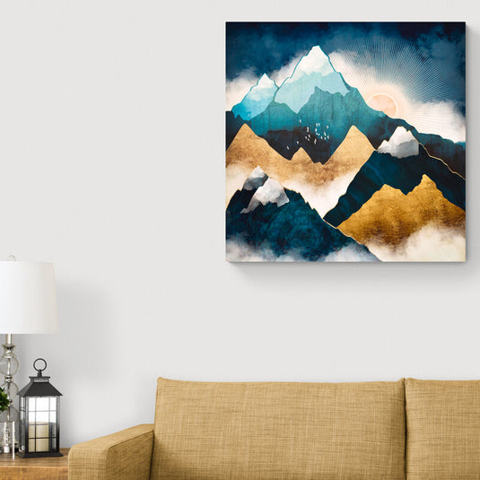 Green Mountains - Canvas Mérida Fine Print Art