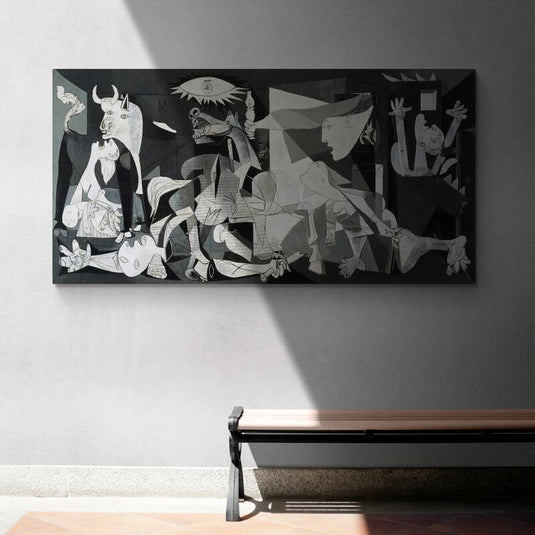 Guernica Picasso cubismo blanco negro gris