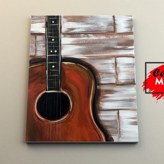 Guitarra Acústica Número Seis - Canvas Mérida Fine Print Art