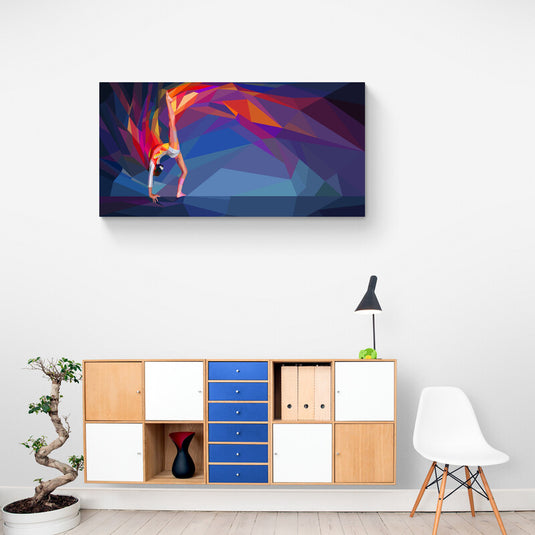 Gymnastics - Canvas Mérida Fine Print Art