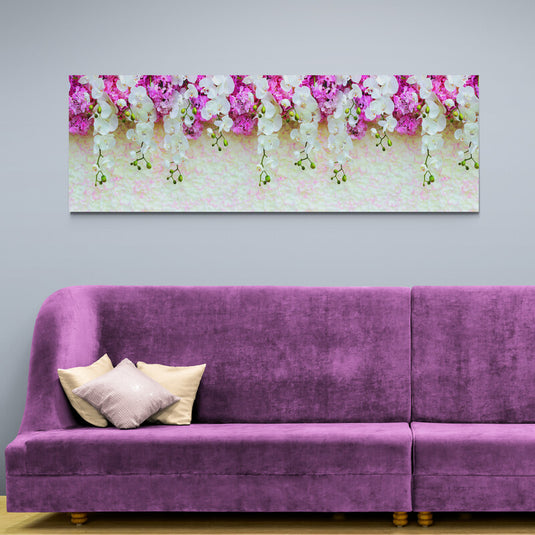 Hanging Flowers - Canvas Mérida Fine Print Art