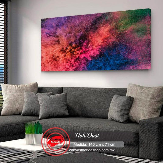 Holi Dust - Canvas Mérida Fine Print Art
