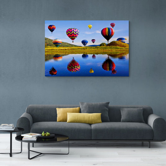 Hot Air Balloon - Canvas Mérida Fine Print Art