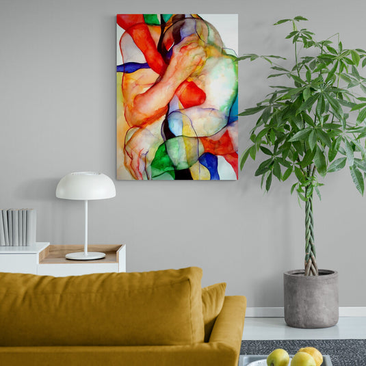 Hug of Love - Canvas Mérida Fine Print Art