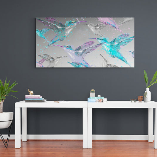 Hummingbirds Fantasy - Canvas Mérida Fine Print Art