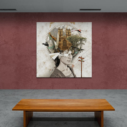 Imagination Beyond - Canvas Mérida Fine Print Art