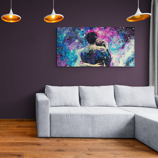 Interstellar Love - Canvas Mérida Fine Print Art