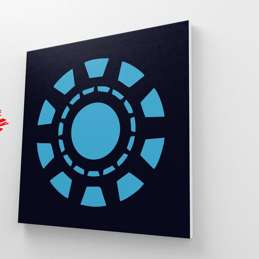 Iron Man Logo - Canvas Mérida Fine Print Art