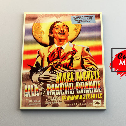 Jorge Negrete Poster Vintage - Canvas Mérida Fine Print Art