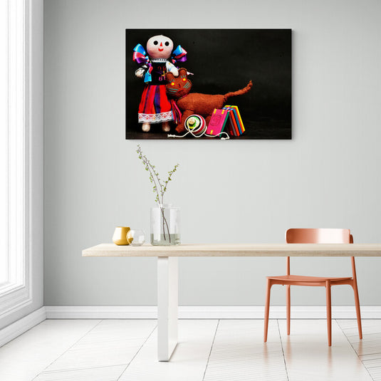 Juguetes Mexicanos - Canvas Mérida Fine Print Art
