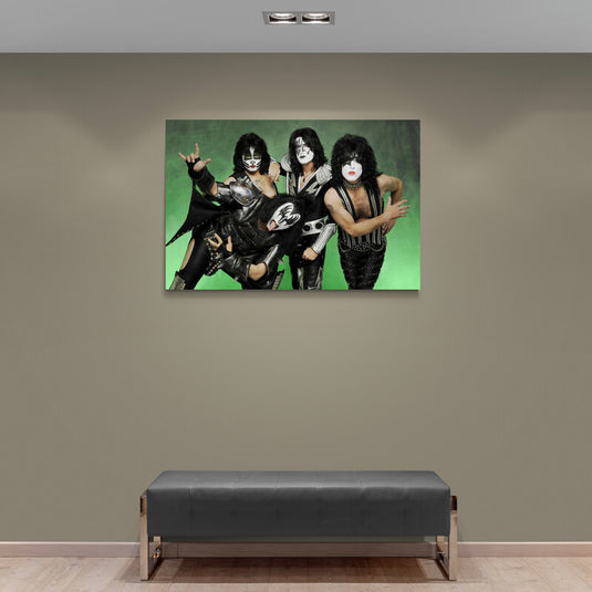 Kiss Band - Canvas Mérida Fine Print Art