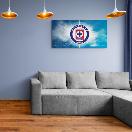 La Máquina del Cruz Azul - Canvas Mérida Fine Print Art