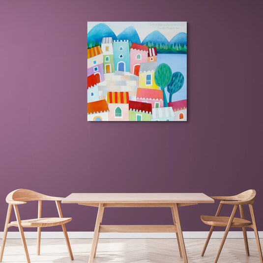 Landscape of Colors - Canvas Mérida Fine Print Art