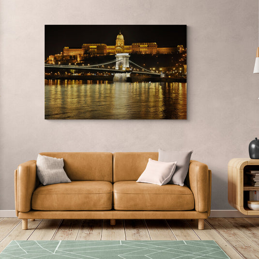 Castillo de Budapest (Horizontal) - Canvas Mérida Fine Print Art