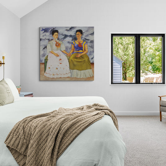 Las dos Fridas Kahlo doble autorretrato simbolismo