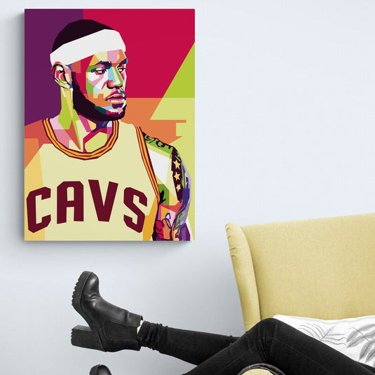 LeBron Jame - Canvas Mérida Fine Print Art