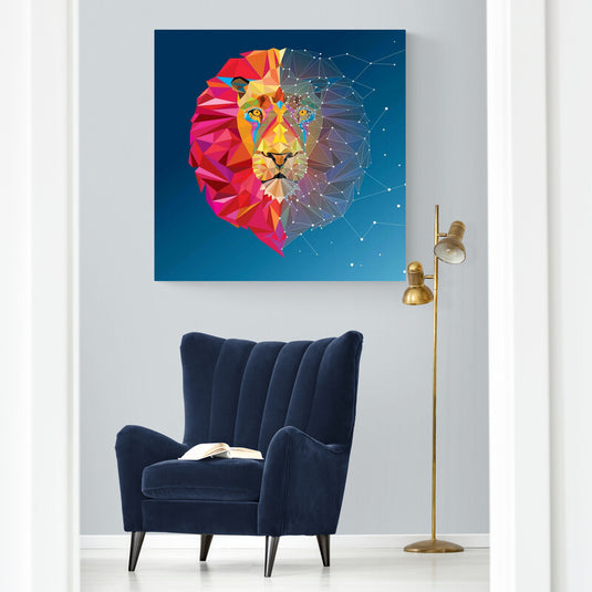 Leo Geometric - Canvas Mérida Fine Print Art