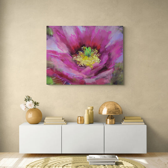 Flor vibrante en primer plano