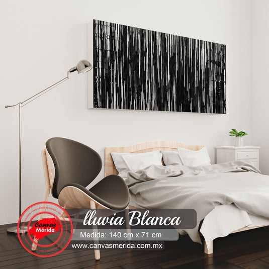 Lluvia Blanca - Canvas Mérida Fine Print Art