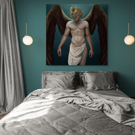Lucifer As An Angel - Canvas Mérida Fine Print Art