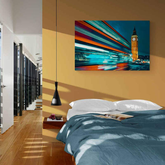 Luminous Big Ben - Canvas Mérida Fine Print Art