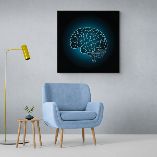 Luminous Brain - Canvas Mérida Fine Print Art