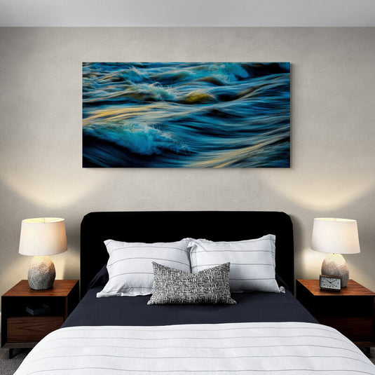 Texturas abstractas de olas en movimiento