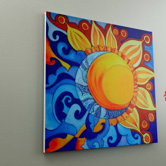 Luna y Sol Uniendose - Canvas Mérida Fine Print Art