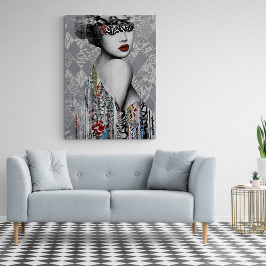 Características del lienzo y como se ve un cuadro ya impreso