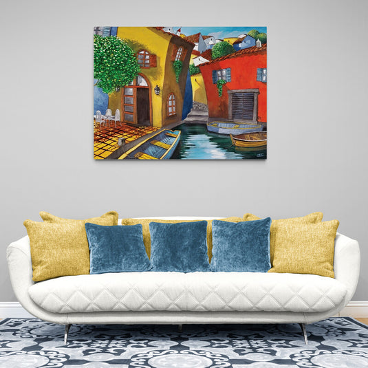 Magic Town - Canvas Mérida Fine Print Art