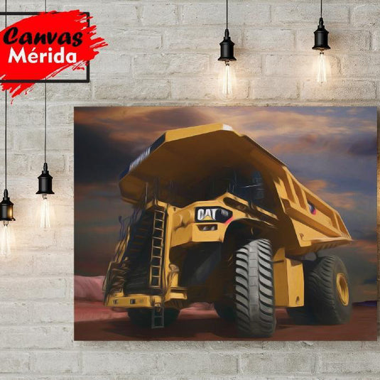 Maquinaria Pesada Numero 1 - Canvas Mérida Fine Print Art