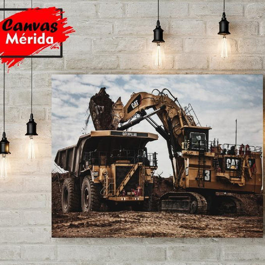 Maquinaria Pesada Numero 2 - Canvas Mérida Fine Print Art