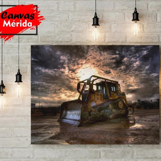 Maquinaria Pesada Numero 3 - Canvas Mérida Fine Print Art
