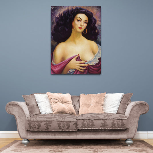 María Felix por Diego Rivera - Canvas Mérida Fine Print Art