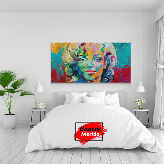 Marilyn Monroe Dibujo - Canvas Mérida Fine Print Art