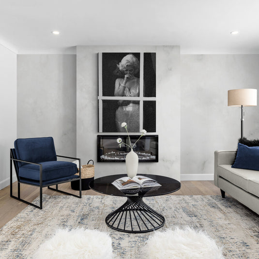 Marilyn and Kennedy - Canvas Mérida Fine Print Art