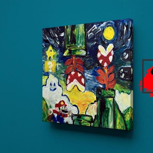 Mario Paint - Canvas Mérida Fine Print Art