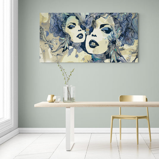 Mermaids - Canvas Mérida Fine Print Art