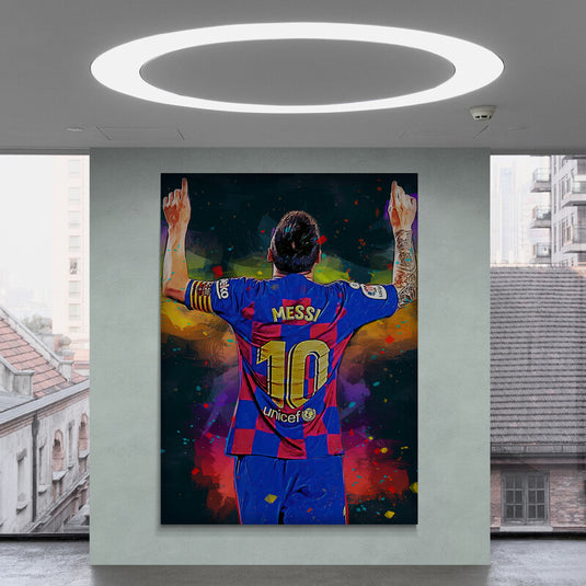 Messi #7 - Canvas Mérida Fine Print Art