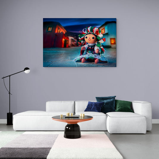 Mexican Doll - Canvas Mérida Fine Print Art